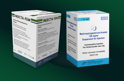 Injectable contraceptives, Injecta-Fem and Medogen.